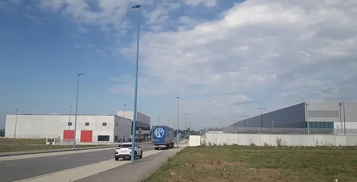 &Aacute;rea do pol&iacute;gono e viveiro de empresas na Laracha