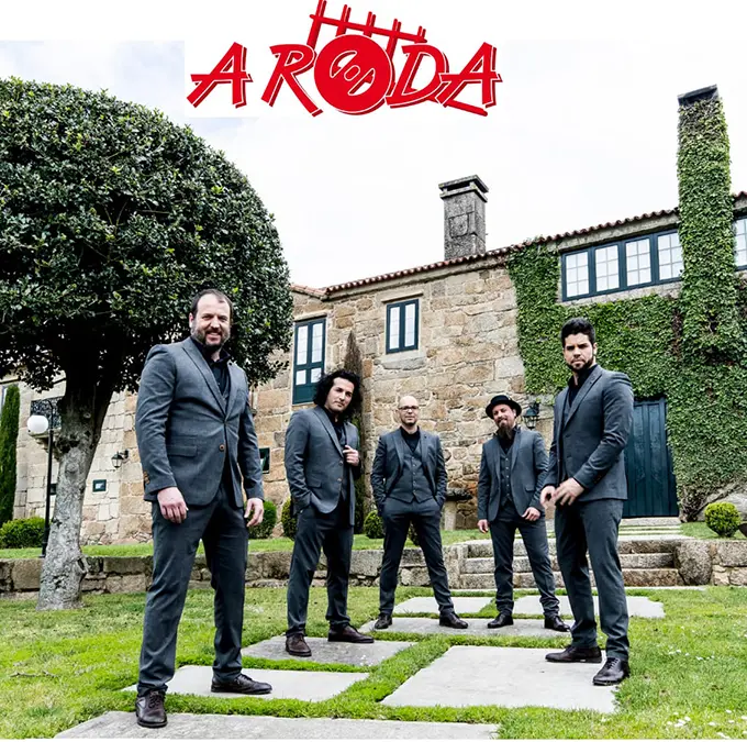 Integrantes del grupo musical A Roda