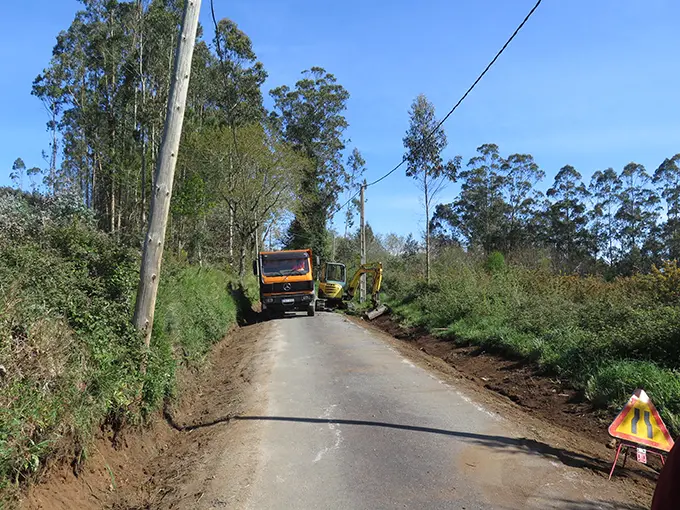 Novos proxectos en cunetas das parroquias da Laracha