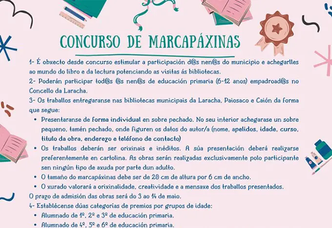 Cartel promocional do concurso de marcap&aacute;xinas