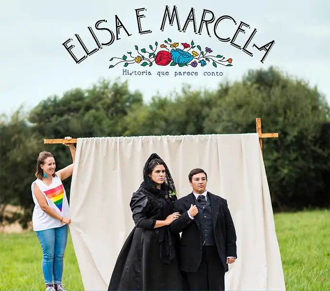 Imaxe promocional da obra teatral "Elisa e Marcela"