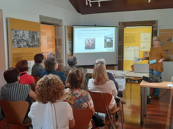 Charla con Ver&oacute;nica Marcos Arrojo, Presidenta da Federaci&oacute;n Galega de Mulleres Rurais (Fademur)