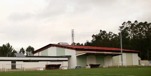 Instalaciones do polideportivo na Laracha
