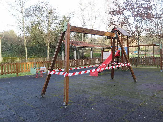 Roubo no parque infantil o pasado fin de semana