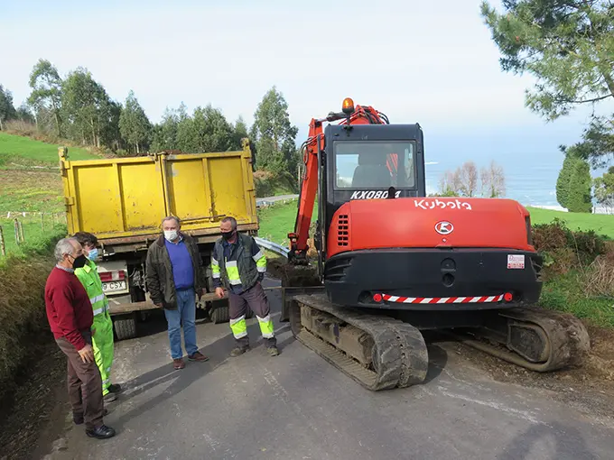 Obras actuais de mellora en Cai&oacute;n
