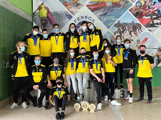 Deportistas do club SAL en Ourense