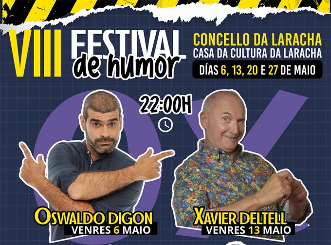 Hoxe comenza o Festival de Humor na Laracha