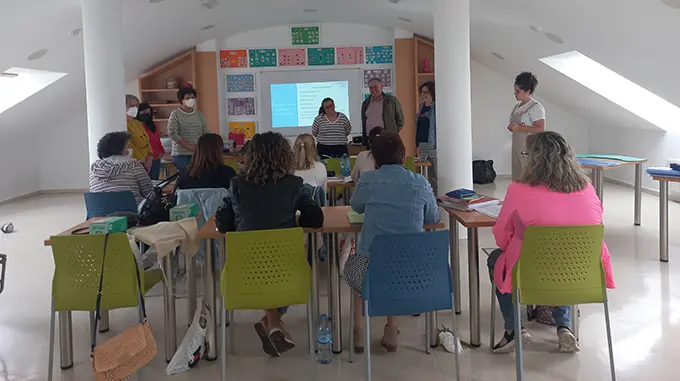 Capacitaci&oacute;n sobre dano cerebral no Obradoiro de Emprego A Laracha VII