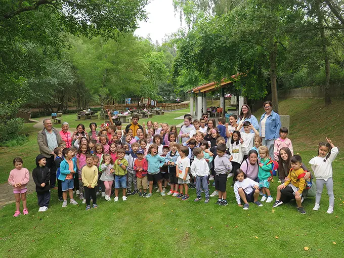 Participantes do programa Harmoniza en Gabenlle, concello da Laracha