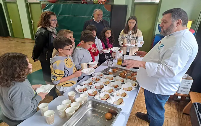 Actividade educativa no CEIP de Cai&oacute;n