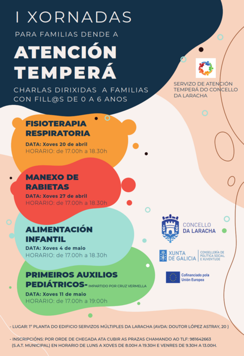 Programa das xornadas formativas dende a atenci&oacute;n temper&aacute;.