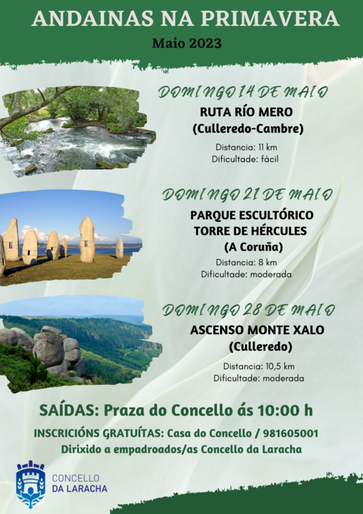 Cartes das "Andainas na primavera".