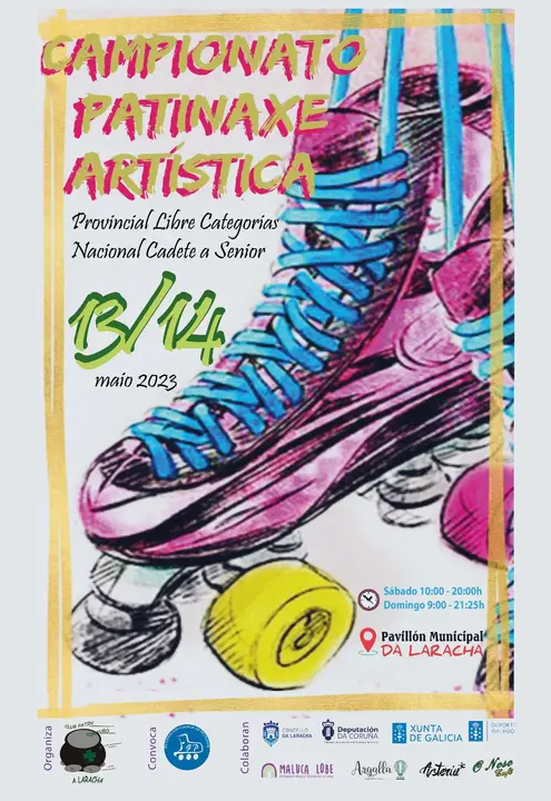 Campionato de patinaxe art&iacute;stico na lLaracha