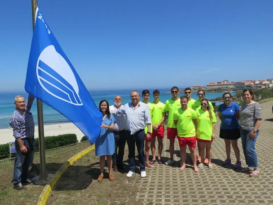 izado bandeira azul cai&oacute;n