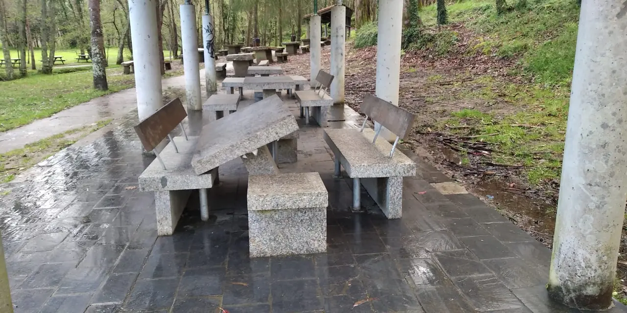 Acto vand&aacute;lico rexistrado na &aacute;rea recreativa de Gabenlle.