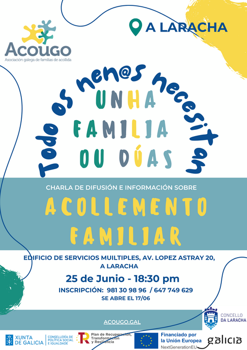O Concello colabora con Acougo para fomentar o acollemento familiar.