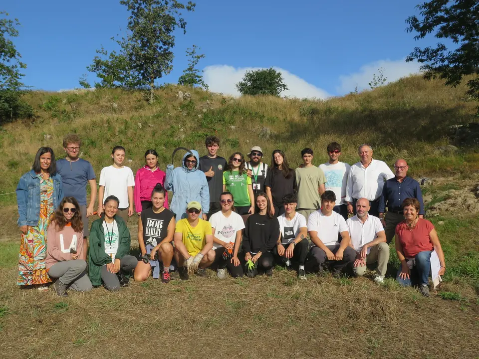 O Campo de Voluntariado no Castro de Montes Claros.