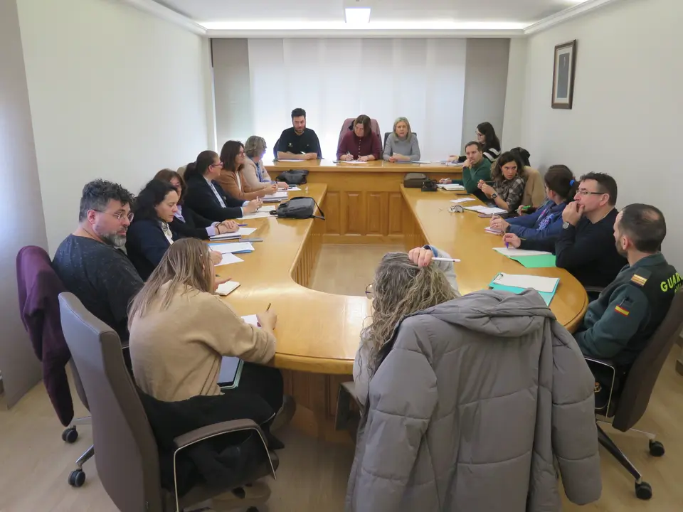 Mesa educativa e sanitaria contra a violencia de x&eacute;nero.