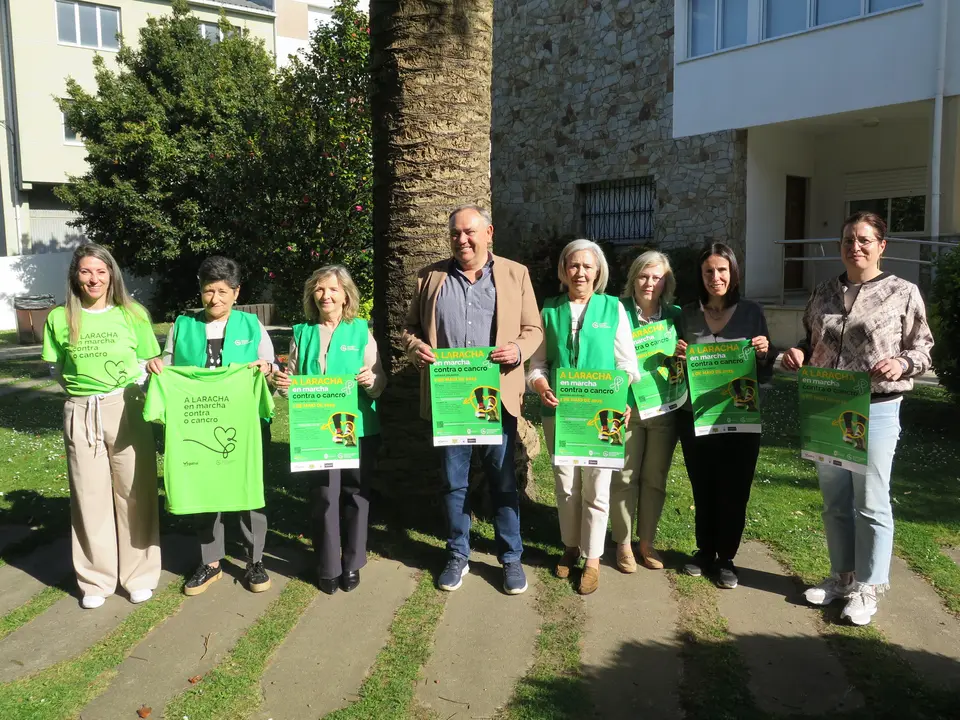 Presentaci&oacute;n da Andaina contra o cancro na Laracha.