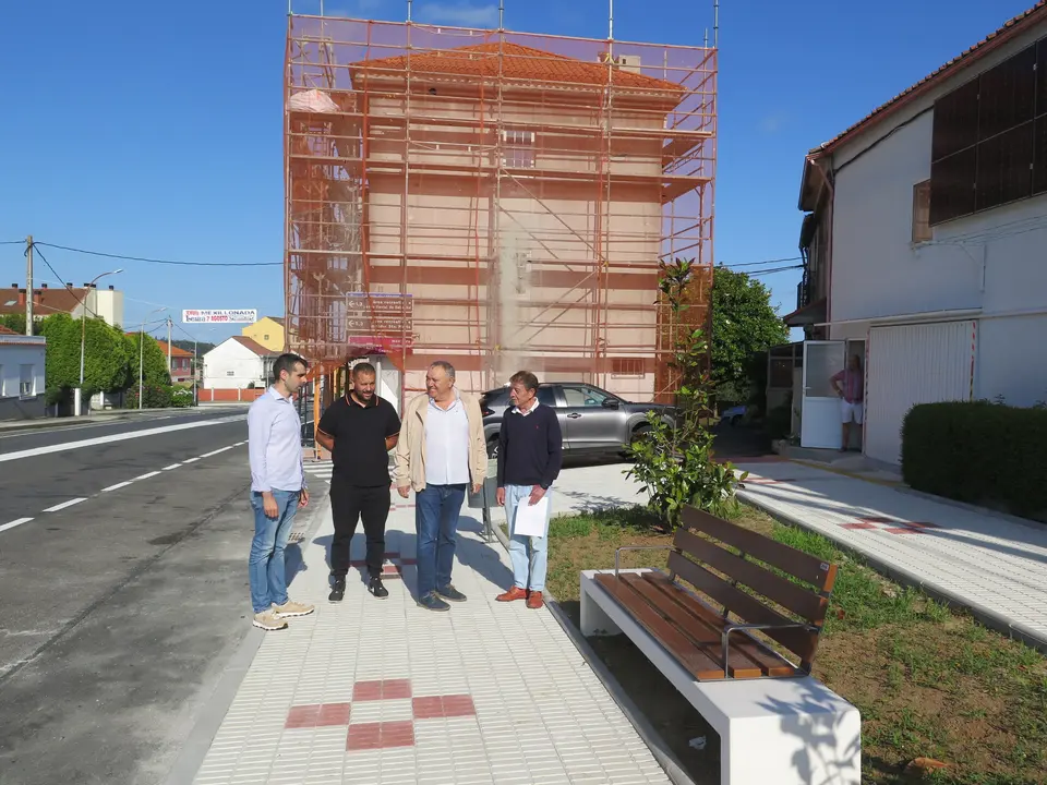 Obras de humanizaci&oacute;n e mellora da accesibilidade na zona de Cillobre.