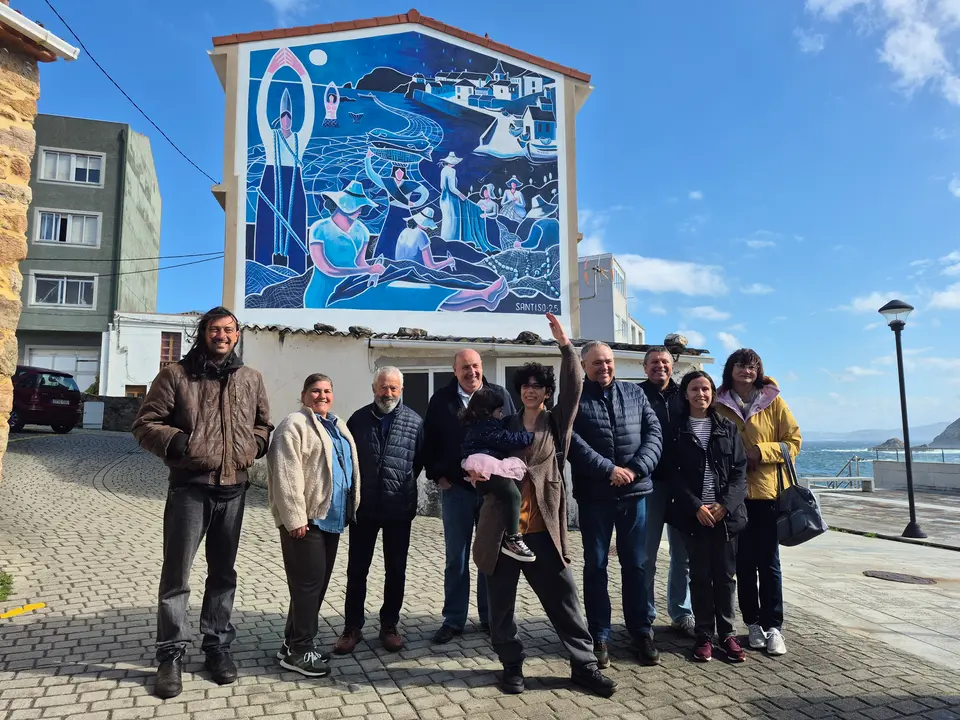 Mural no Rueiro das Figueiras.