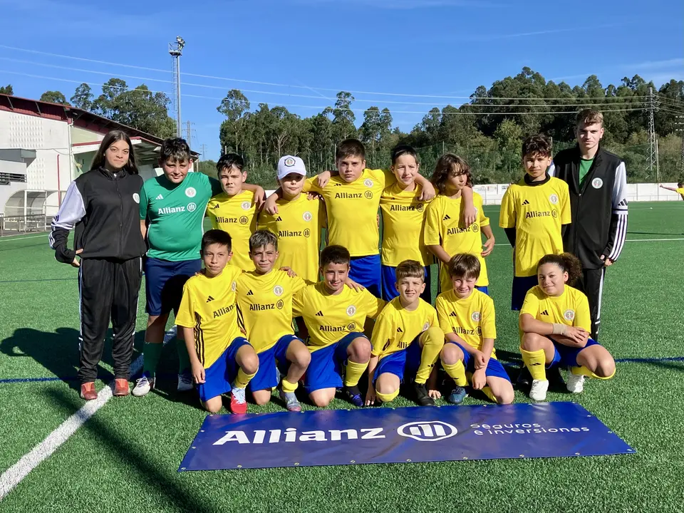 Xuventude Laracha, elegido para formar parte de los clubes patrocinados por Allianz.