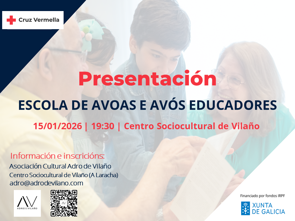 Programa &ldquo;Av&oacute;s e Avoas Educadores&rdquo; en A Laracha.