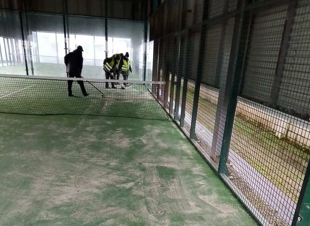 Pistas de pádel de A Laracha.