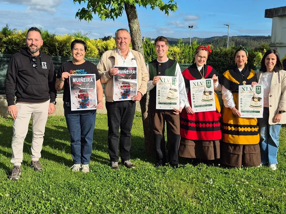A Laracha acoger&aacute; el IV D&iacute;a da Mui&ntilde;eira y el XLV aniversario de la A.C. Santa Mar&iacute;a de Tor&aacute;s.