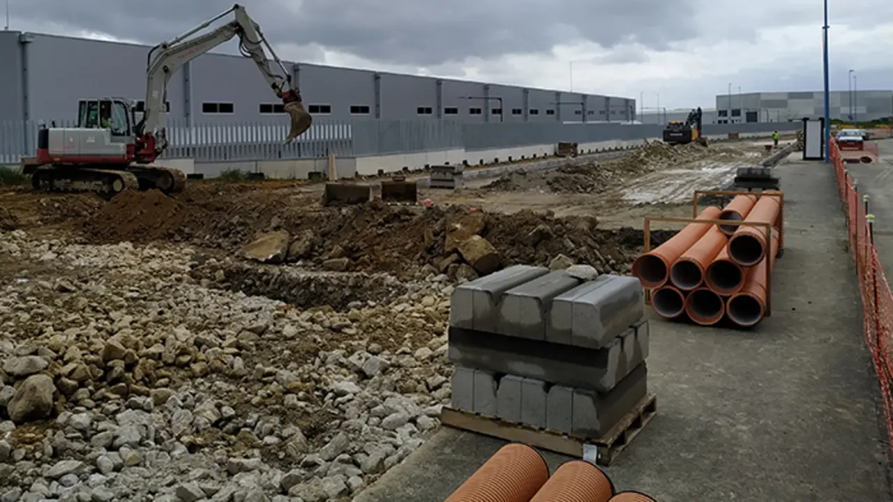 Obras en parcela do pol&iacute;gono empresarial (imaxe do arquivo)