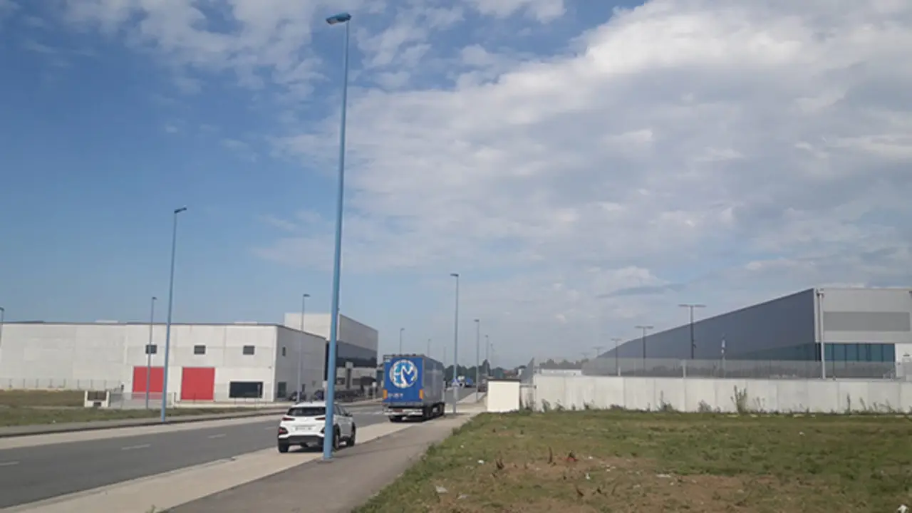 &Aacute;rea do pol&iacute;gono e viveiro de empresas na Laracha
