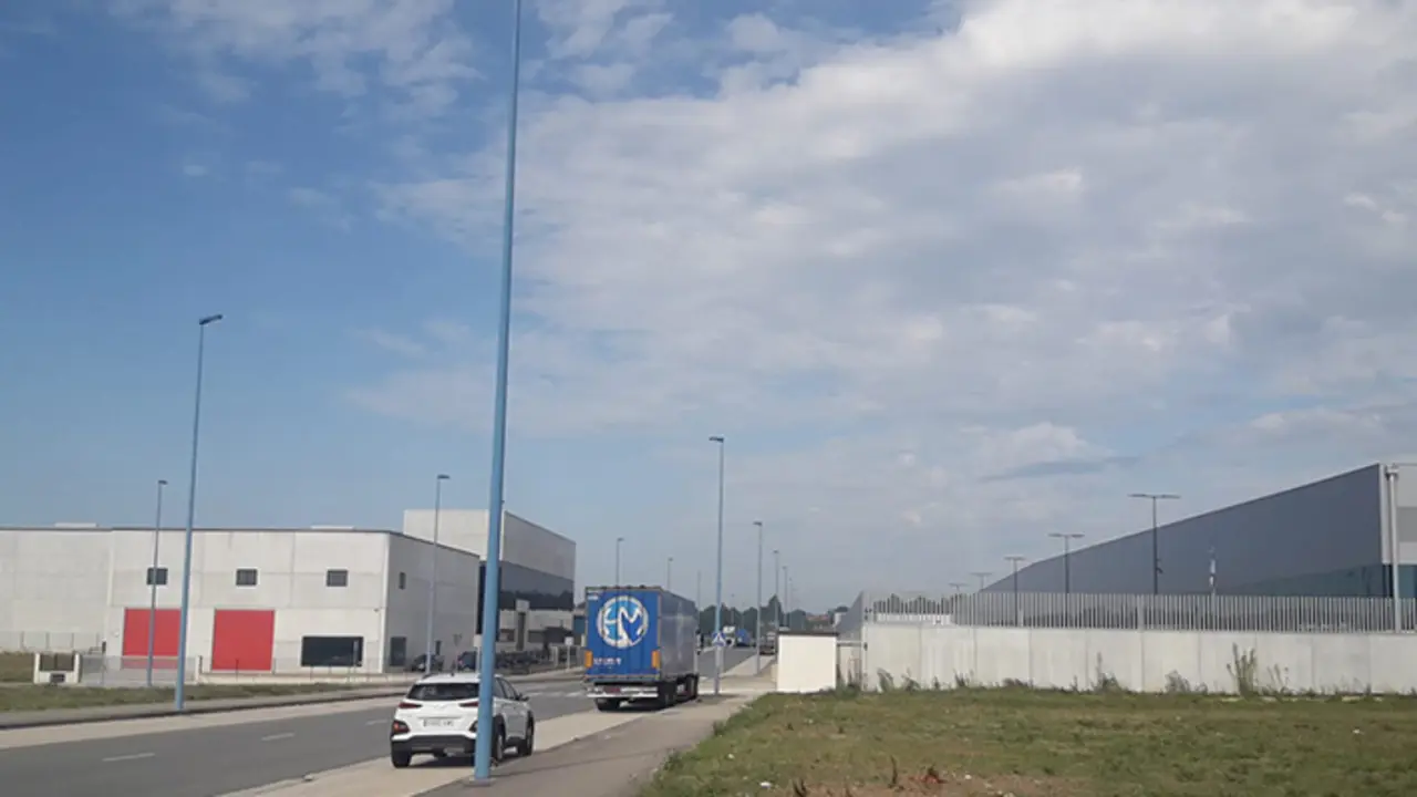 Vista do pol&iacute;gono industrial da Laracha