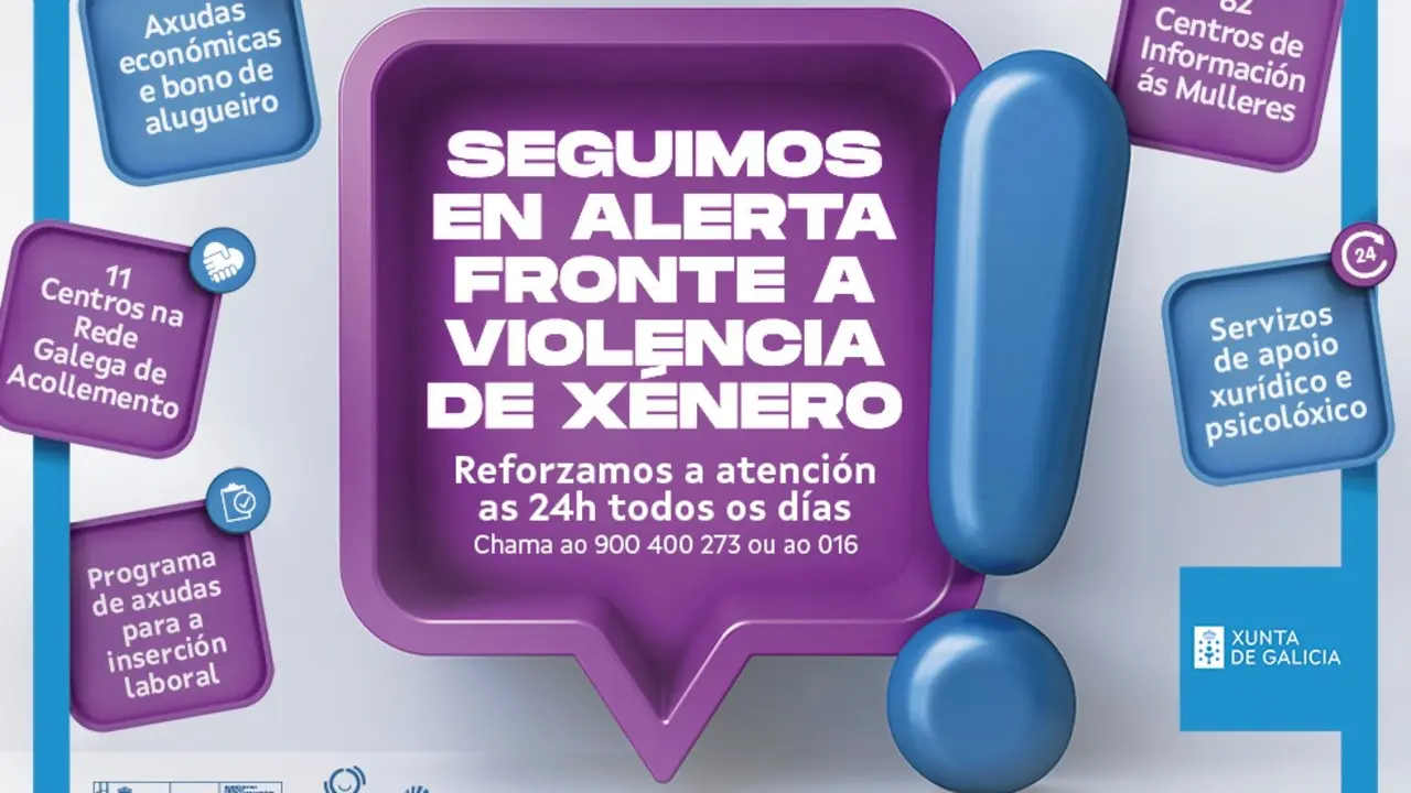 Violencia de x&eacute;nero e medidas da Xunta en tempos de pandemia