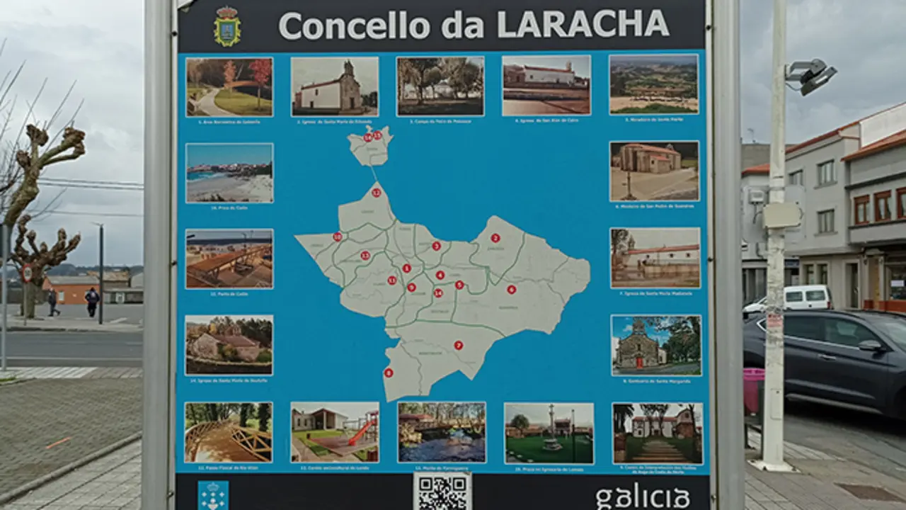 Nova velocidad m&aacute;xima en zonas urbanas na Laracha
