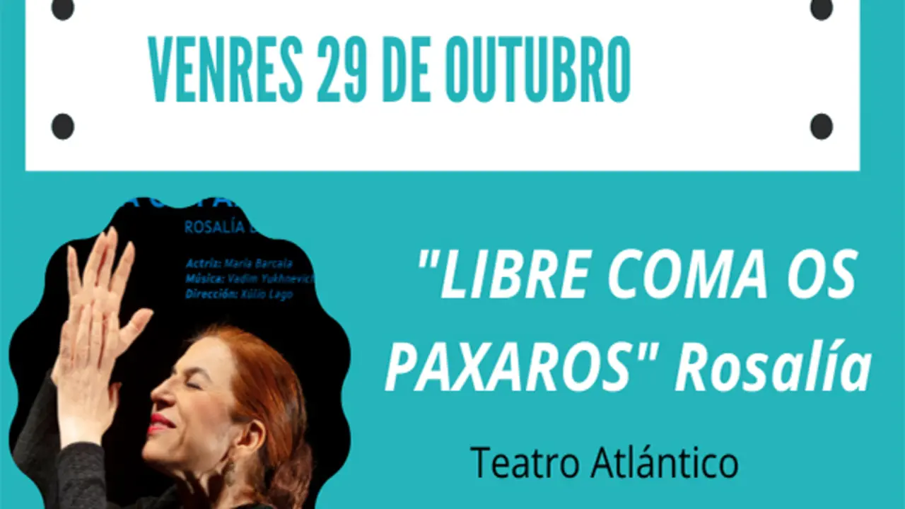 A obra de teatro &eacute; hoxe, venres 29 de outubro