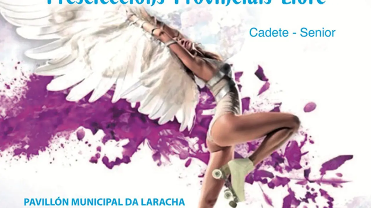 Cartel do Campionato de Patinaxe na Laracha