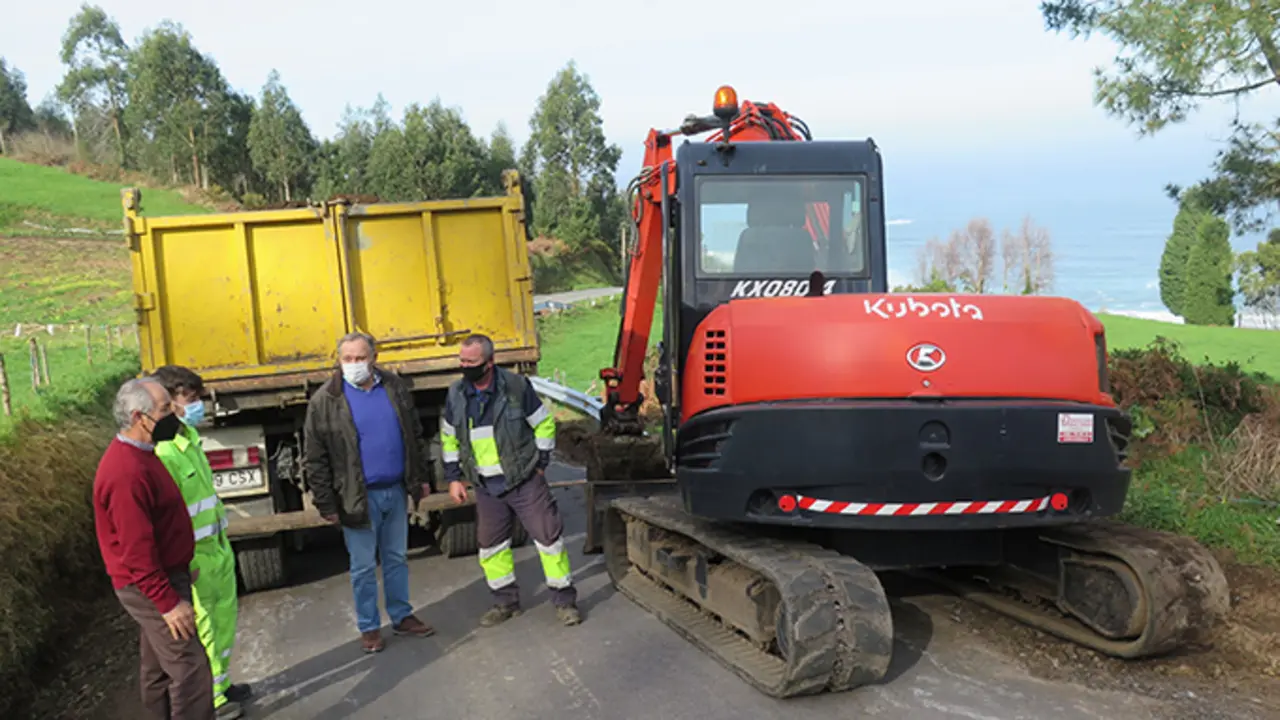Obras actuais de mellora en Cai&oacute;n