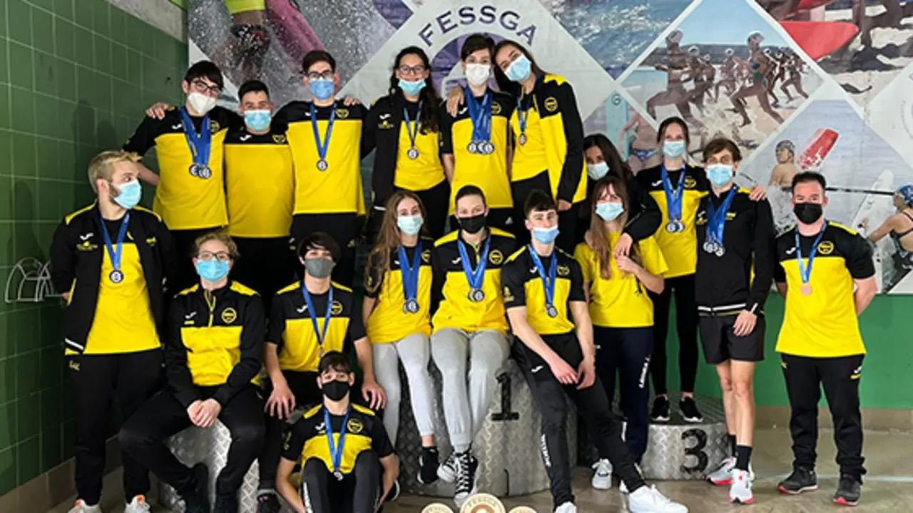 Deportistas do club SAL en Ourense