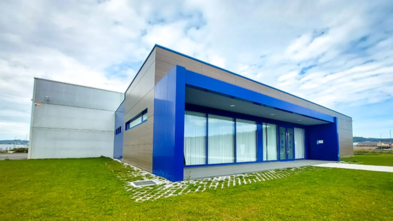 Espazo destinado ao viveiro de empresas na Laracha