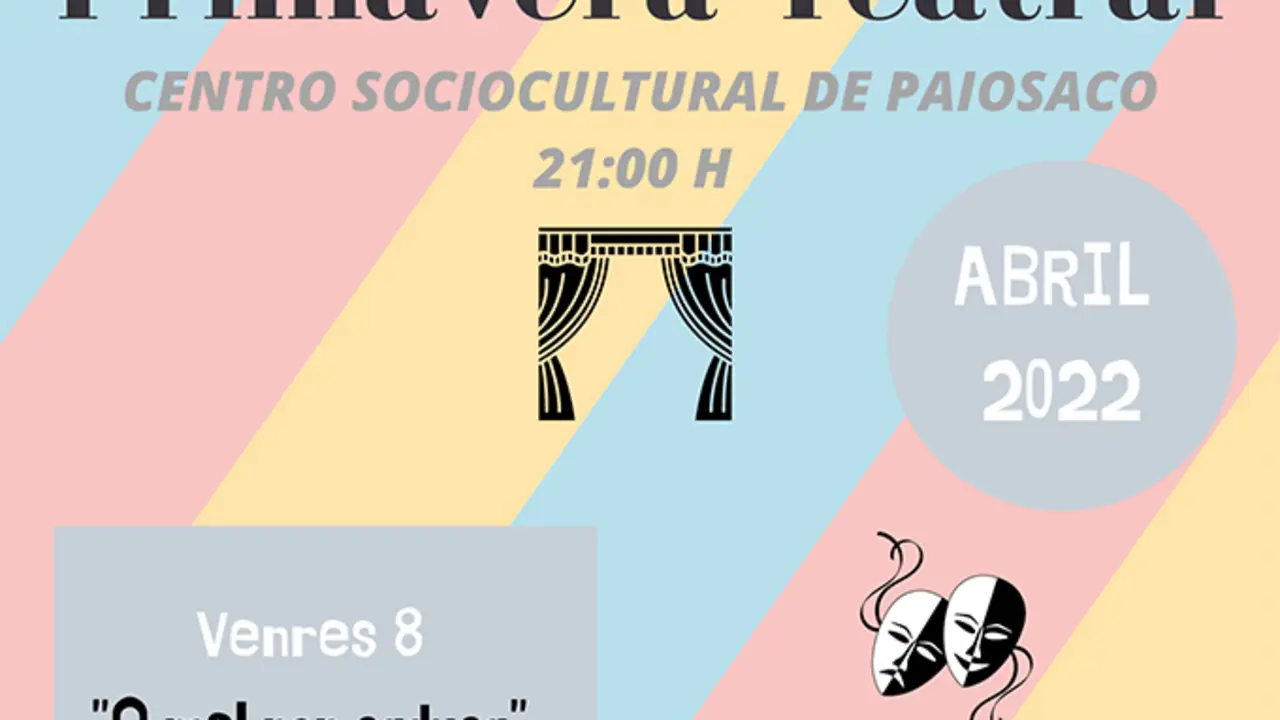 O venres 8 de abril comenza a programaci&oacute;n cultural en Paiosaco