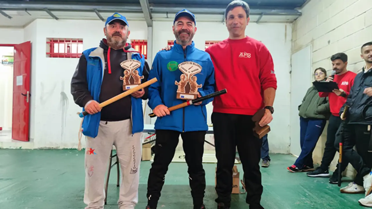 Os tres primeiros postos categor&iacute;a masculino en Nar&oacute;n