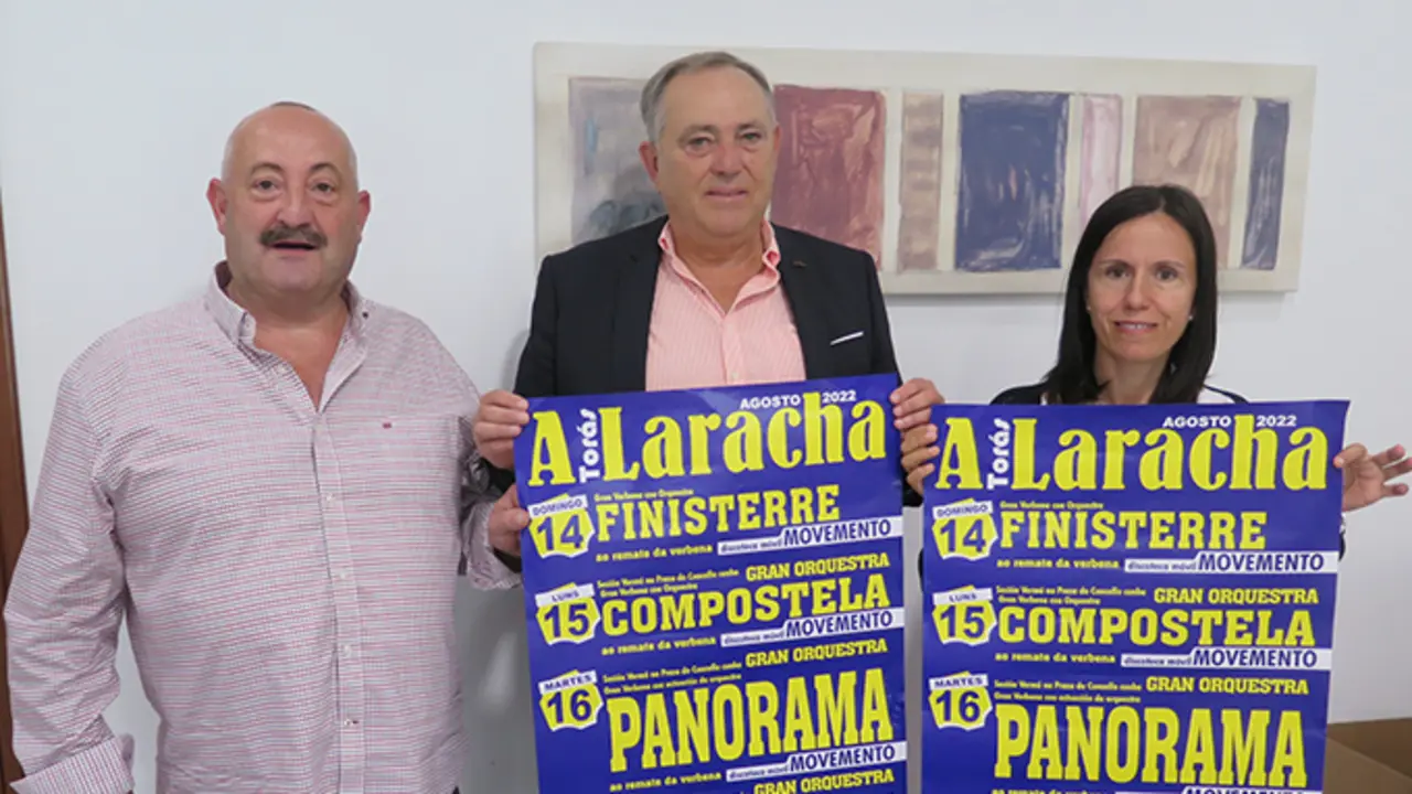 Momento da presentaci&oacute;n das actividades das Festas Patronais da Laracha