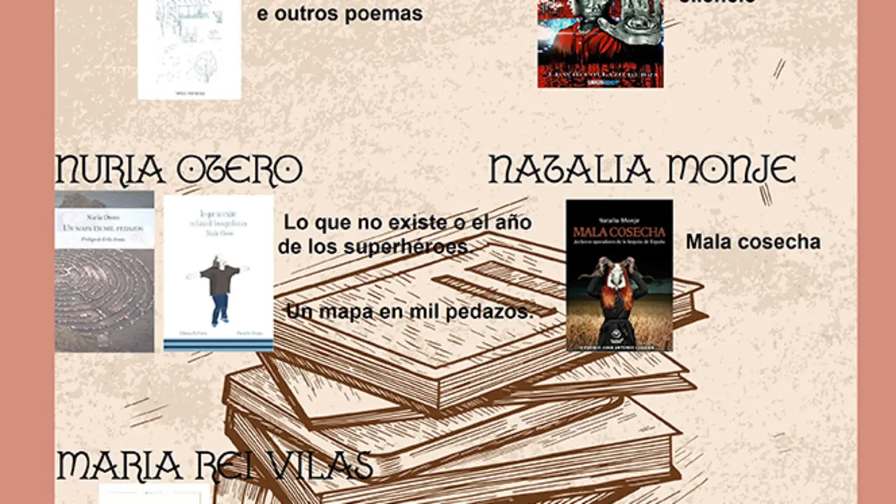 Os autores firmar&aacute;n exemplares das s&uacute;as obras en Coiro a quen o desexa