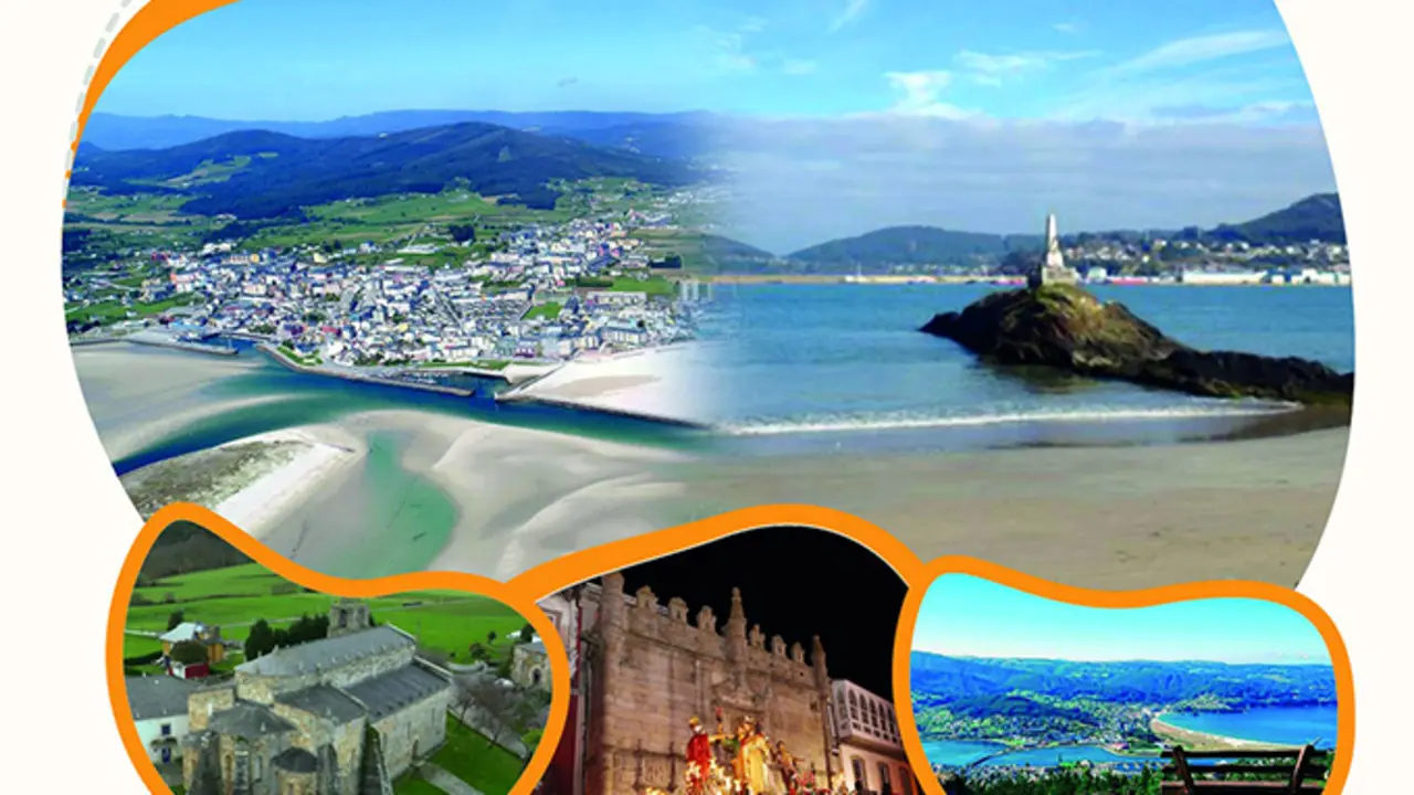 Cartel da proposta de visitar Viveiro e Foz