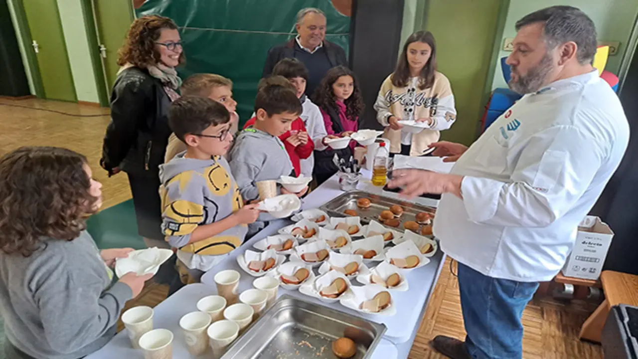 Actividade educativa no CEIP de Cai&oacute;n