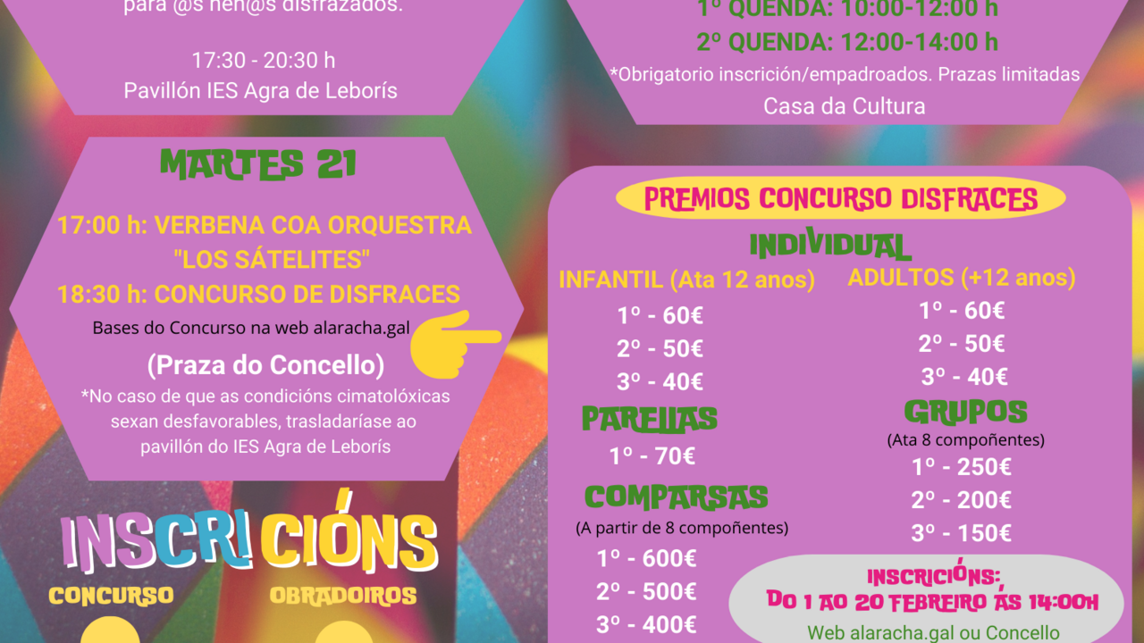 A Laracha celebra de novo o Entroido na r&uacute;a
