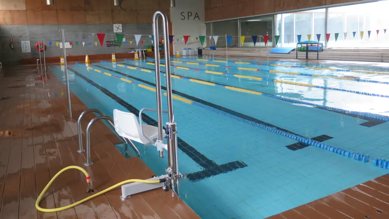 Piscina municipal de A Laracha.