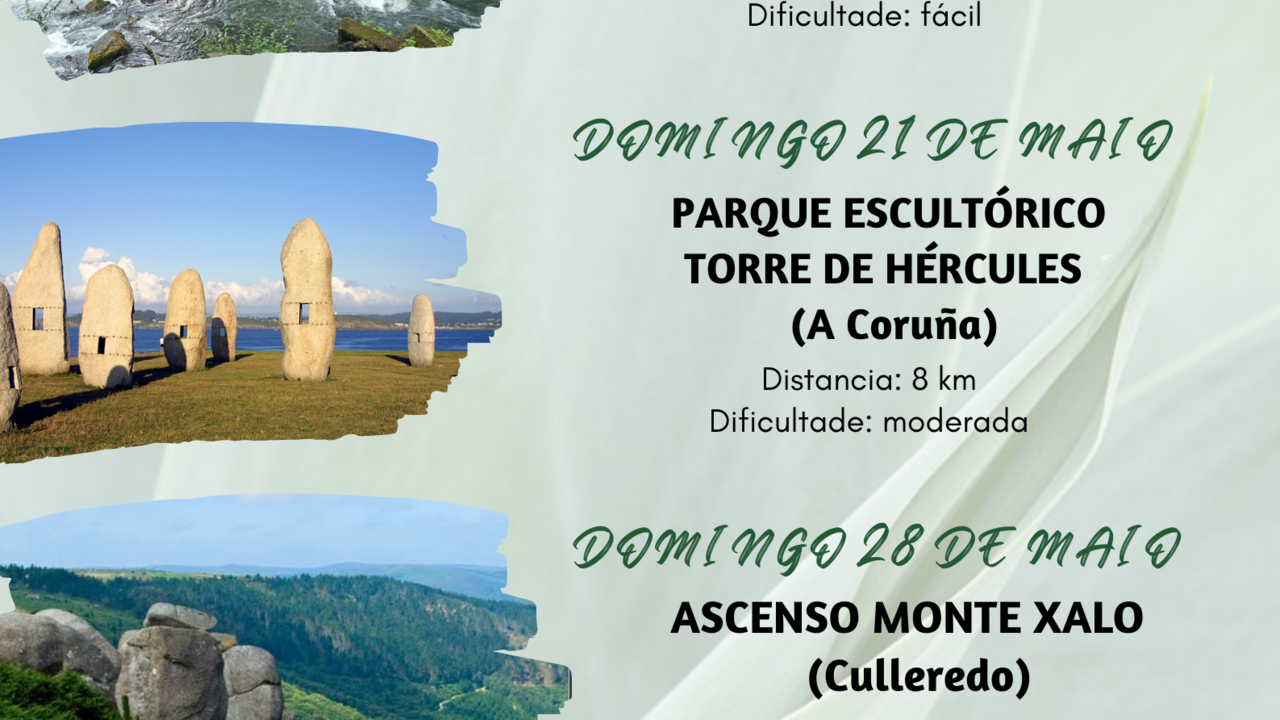 Cartes das "Andainas na primavera".