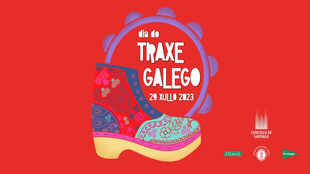 Cartel do D&iacute;a do Traxe Galego.
