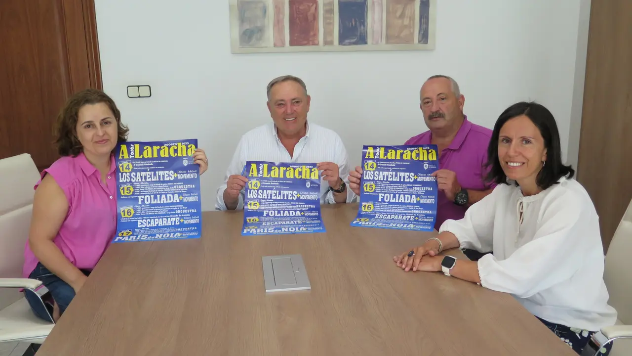 cartel festas 2023 laracha